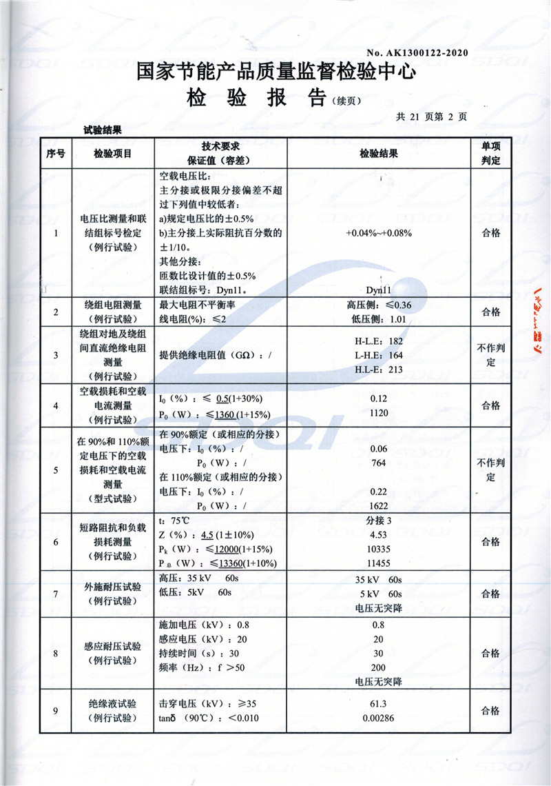 高低压试验报告-S11-1250灵璧灵璧灵璧油浸式变压器-2.jpg